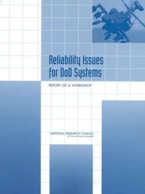 cover image of Reliability Issues for DOD Systems